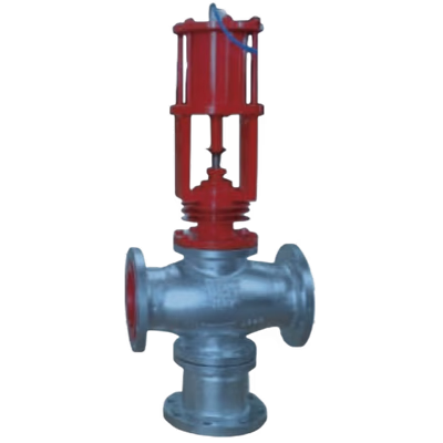 2 Way / 3 Way - PNEUMATIC CYLINDER ACTUATED CONTROL VALVE - FL - Automation Valves by Caliber Valves | WCB / CF8 / CF8M, Size: 25 to 150 DN